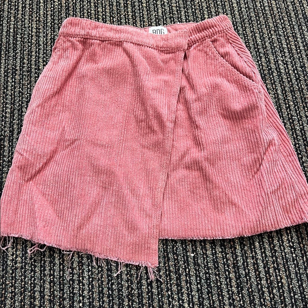 Urban Outfitters BDG mauve corduroy skirt